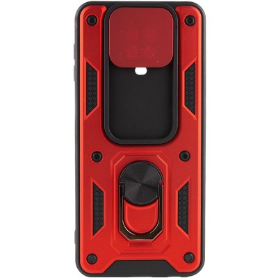 Ударостійкий чохол Camshield Serge Ring для Xiaomi Redmi Note 9s / Note 9 Pro / 9 Pro Max Червоний