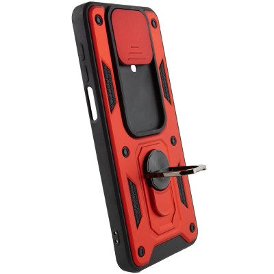 Ударостійкий чохол Camshield Serge Ring для Xiaomi Redmi Note 9s / Note 9 Pro / 9 Pro Max Червоний