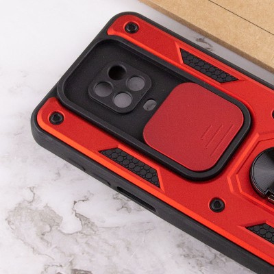 Ударостійкий чохол Camshield Serge Ring для Xiaomi Redmi Note 9s / Note 9 Pro / 9 Pro Max Червоний