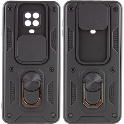 Ударостійкий чохол Camshield Serge Ring для Xiaomi Redmi Note 9s / Note 9 Pro / 9 Pro Max Чорний