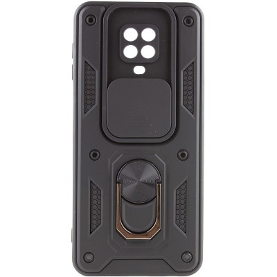 Ударостійкий чохол Camshield Serge Ring для Xiaomi Redmi Note 9s / Note 9 Pro / 9 Pro Max Чорний