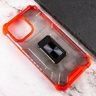 Ударостійкий чохол Transformer CrystalRing для Apple iPhone 13 Pro Max (6.7") Червоний
