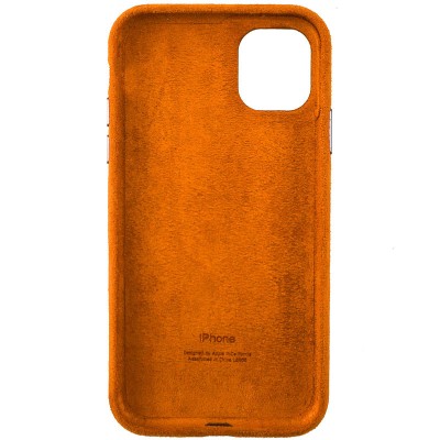 Чохол ALCANTARA Case Full для Apple iPhone 12 Pro Max (6.7") Помаранчевий