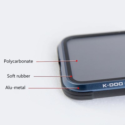 Чохол PC+TPU+Metal K-DOO Ares для Apple iPhone 13 Pro Max (6.7") Синій