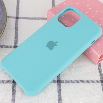 Чохол Silicone Case (AA) для Apple iPhone 11 Pro (5.8") Бірюзовий / Turquoise