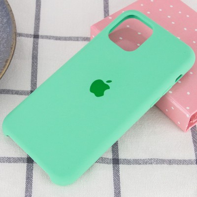 Чохол Silicone Case (AA) для Apple iPhone 11 Pro (5.8") Зелений / Spearmint