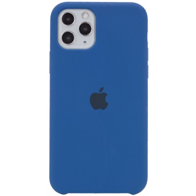 Чохол Silicone Case (AA) для Apple iPhone 11 Pro (5.8") Синій / Navy Blue