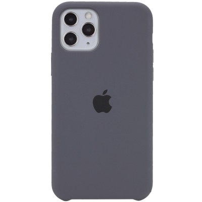Чохол Silicone Case (AA) для Apple iPhone 11 Pro (5.8") Сірий / Dark Grey