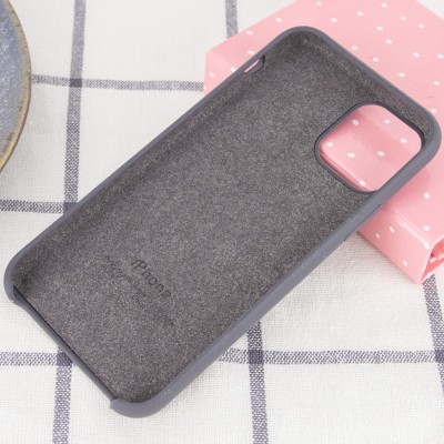 Чохол Silicone Case (AA) для Apple iPhone 11 Pro (5.8") Сірий / Dark Grey