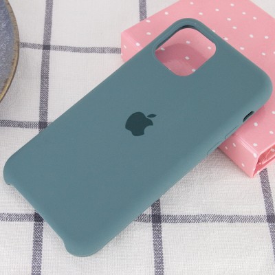 Чохол Silicone Case (AA) для Apple iPhone 11 Pro Max (6.5") Зелений / Pine green