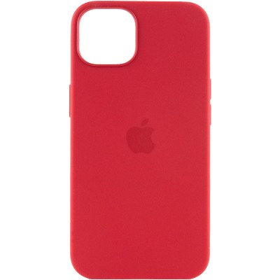 Чохол Silicone case (AAA) full with Magsafe and Animation для Apple iPhone 13 (6.1") Червоний / Red