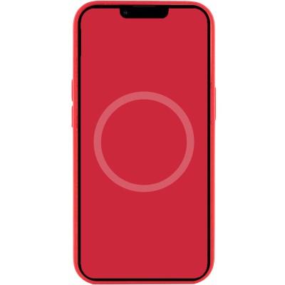 Чохол Silicone case (AAA) full with Magsafe and Animation для Apple iPhone 13 (6.1") Червоний / Red