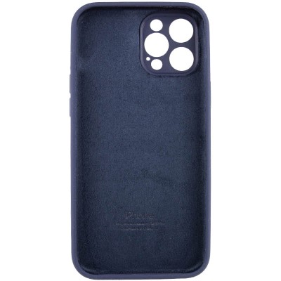Чохол Silicone Case Full Camera Protective (AA) для Apple iPhone 12 Pro Max (6.7") Темно-синій / Midnight blue Чохол Silicone Case Full Camera Protective (AA) для Apple iPhone 12 Pro Max (6.7") Темно-синій / Midnight blue