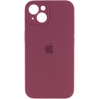 Чохол Silicone Case Full Camera Protective (AA) для Apple iPhone 13 (6.1") Бордовий / Plum Чохол Silicone Case Full Camera Protective (AA) для Apple iPhone 13 (6.1") Бордовий / Plum