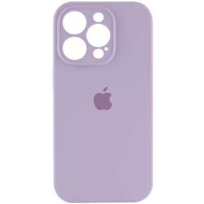 Чохол Silicone Case Full Camera Protective (AA) для Apple iPhone 13 Pro (6.1") Бузковий / Lilac