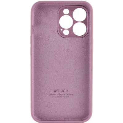 Чохол Silicone Case Full Camera Protective (AA) для Apple iPhone 13 Pro (6.1") Ліловий / Lilac Pride