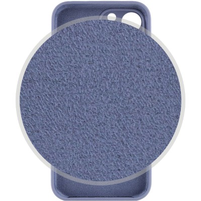 Чохол Silicone Case Full Camera Protective (AA) для Apple iPhone 13 Pro (6.1") Сірий / Lavender Gray