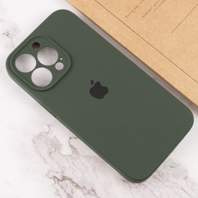 Чохол Silicone Case Full Camera Protective (AA) для Apple iPhone 13 Pro Max (6.7") Зелений / Cyprus Green