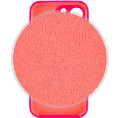 Чохол Silicone Case Full Camera Protective (AA) для Apple iPhone 13 Pro Max (6.7") Рожевий / Barbie pink