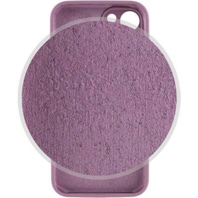 Чохол Silicone Case Full Camera Protective (AA) для Apple iPhone 14 (6.1") Ліловий / Lilac Pride