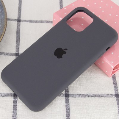 Чохол Silicone Case Full Protective (AA) для Apple iPhone 11 Pro (5.8") Сірий / Dark Grey