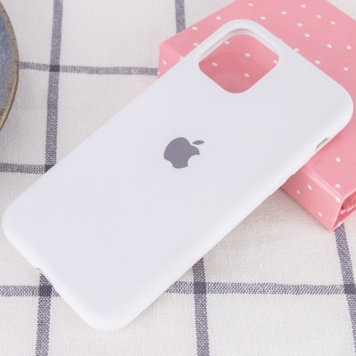 Чохол Silicone Case Full Protective (AA) для Apple iPhone 11 Pro Max (6.5") Білий / White