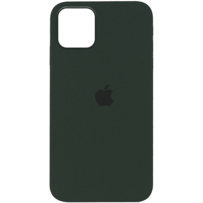 Чохол Silicone Case Full Protective (AA) для Apple iPhone 12 Pro / 12 (6.1") Зелений / Cyprus Green