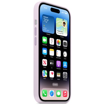 Чохол Silicone Case Full Protective (AA) для Apple iPhone 13 Pro (6.1") Бузковий / Lilac