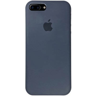Чохол Silicone Case Full Protective (AA) для Apple iPhone 7 plus / 8 plus (5.5") Сірий / Dark Grey