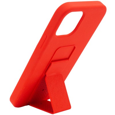 Чохол Silicone Case Hand Holder для Apple iPhone 12 Pro Max (6.7") Червоний / Red