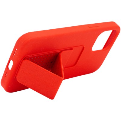 Чохол Silicone Case Hand Holder для Apple iPhone 12 Pro Max (6.7") Червоний / Red