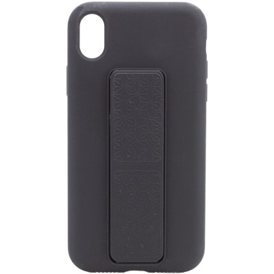 Чохол Silicone Case Hand Holder для Apple iPhone XS Max (6.5") Чорний / Black