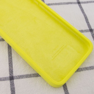 Чохол Silicone Case Square Full Camera Protective (AA) для Apple iPhone 11 Pro (5.8") Жовтий / Bright Yellow