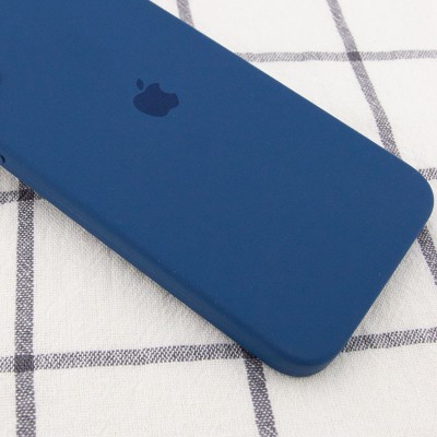 Чохол Silicone Case Square Full Camera Protective (AA) для Apple iPhone 11 Pro Max (6.5") Синій / Navy blue Чохол Silicone Case Square Full Camera Protective (AA) для Apple iPhone 11 Pro Max (6.5") Синій / Navy blue