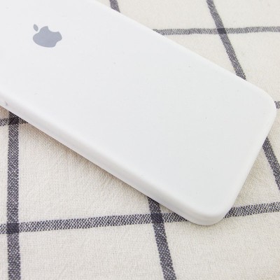 Чохол Silicone Case Square Full Camera Protective (AA) для Apple iPhone 6/6s (4.7") Білий / White