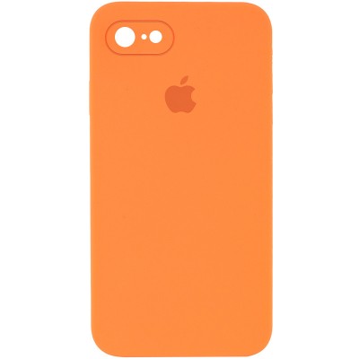 Чохол Silicone Case Square Full Camera Protective (AA) для Apple iPhone 6/6s (4.7") Помаранчевий / Papaya Чохол Silicone Case Square Full Camera Protective (AA) для Apple iPhone 6/6s (4.7") Помаранчевий / Papaya
