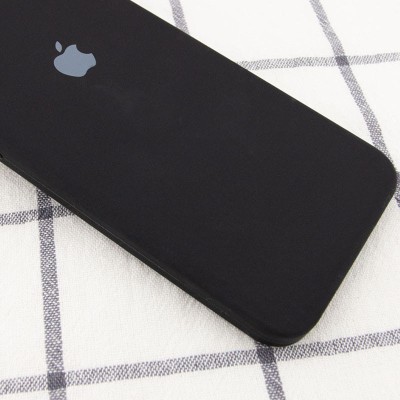 Чохол Silicone Case Square Full Camera Protective (AA) для Apple iPhone 6/6s (4.7") Чорний / Black