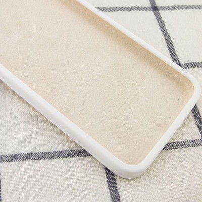 Чохол Silicone Case Square Full Camera Protective (AA) для Apple iPhone 7 / 8 / SE (2020) (4.7") Білий / White