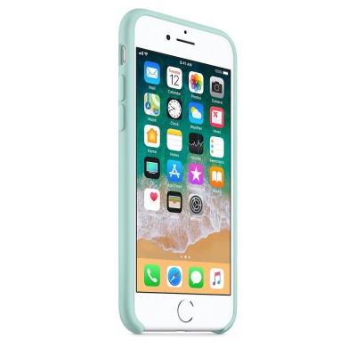 Чохол Silicone Case without Logo (AA) для Apple iPhone 11 Pro (5.8") Блакитний / Marine Green