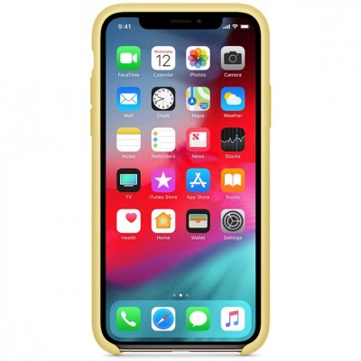 Чохол Silicone Case without Logo (AA) для Apple iPhone 11 Pro (5.8") Жовтий / Yellow