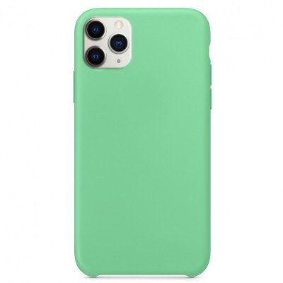 Чохол Silicone Case without Logo (AA) для Apple iPhone 11 Pro (5.8") Зелений / Spearmint Чохол Silicone Case without Logo (AA) для Apple iPhone 11 Pro (5.8") Зелений / Spearmint
