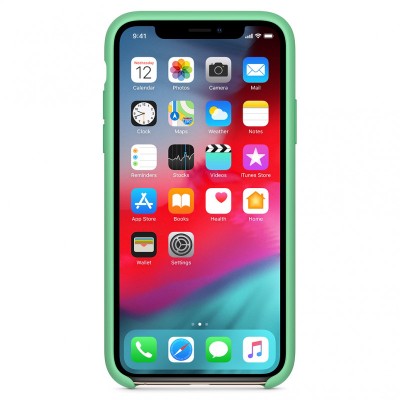 Чохол Silicone Case without Logo (AA) для Apple iPhone 11 Pro (5.8") Зелений / Spearmint Чохол Silicone Case without Logo (AA) для Apple iPhone 11 Pro (5.8") Зелений / Spearmint