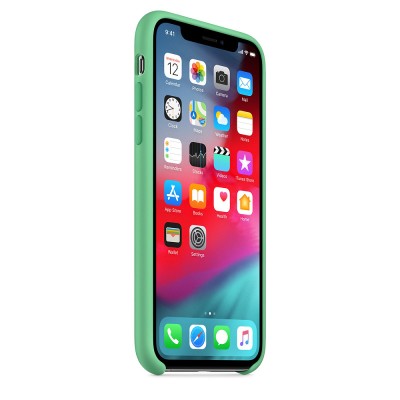 Чохол Silicone Case without Logo (AA) для Apple iPhone 11 Pro (5.8") Зелений / Spearmint Чохол Silicone Case without Logo (AA) для Apple iPhone 11 Pro (5.8") Зелений / Spearmint