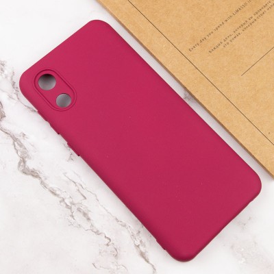 Чохол Silicone Cover Lakshmi Full Camera (A) для Samsung Galaxy A03 Core Бордовий / Marsala Чохол Silicone Cover Lakshmi Full Camera (A) для Samsung Galaxy A03 Core Бордовий / Marsala