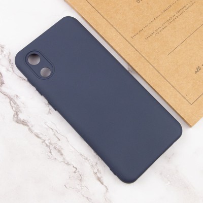 Чохол Silicone Cover Lakshmi Full Camera (A) для Samsung Galaxy A03 Core Синій / Midnight Blue