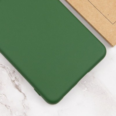 Чохол Silicone Cover Lakshmi Full Camera (A) для Samsung Galaxy A04 Зелений / Dark green