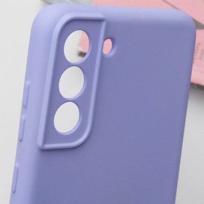 Чохол Silicone Cover Lakshmi Full Camera (A) для Samsung Galaxy S22+ Бузковий / Dasheen