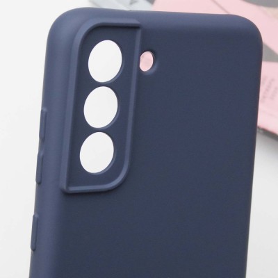 Чохол Silicone Cover Lakshmi Full Camera (A) для Samsung Galaxy S22+ Синій / Midnight Blue