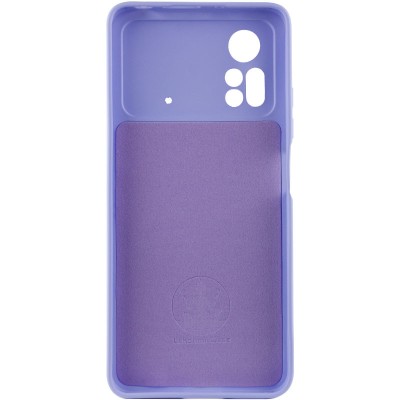 Чохол Silicone Cover Lakshmi Full Camera (A) для Xiaomi Poco X4 Pro 5G Бузковий / Dasheen