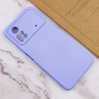 Чохол Silicone Cover Lakshmi Full Camera (A) для Xiaomi Poco X4 Pro 5G Бузковий / Dasheen